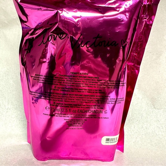 Victoria’s Secret Gift Travel Set Temptation Fragrance Mist Set NWT Still Sealed - Picture 3 of 3